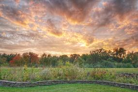 Sunset Fall Hdr