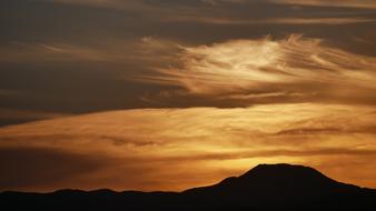 Sunset Nature Panorama landscape
