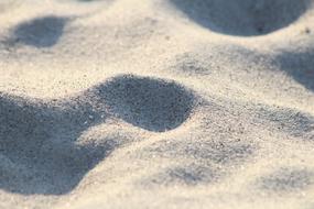 Sea Beach Sand macro view