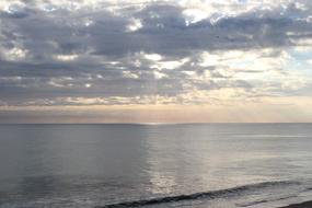 Beach Sunrise Clouds