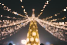 Bokeh Lights Night
