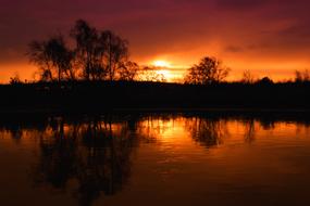 Sunset Sky Orange