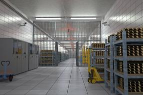 Stock Gold Camp Fort