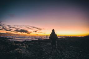 Clouds Nature Person Sea Of