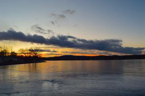 Lake Sunset Sun