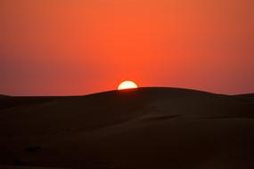 Sunset Desert Sand