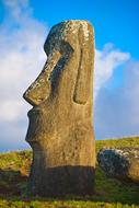 Chile Easter Island Rapa Nui statue