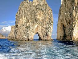 Capri Cliffs Italy Rocks