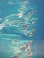 Aerial View of Caribbean islands