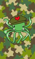 octopus army ocean marine sea