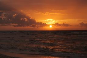 Carribean Sunset Sea