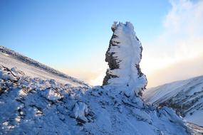 Volcano Mountains Top Stone