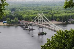 Bridge Dnieper Pedestrian