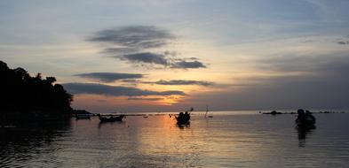 Sunset Water Dawn scenery