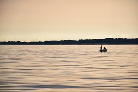 Evening Sun Angler Sea