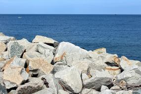 The Coast Rocks by the Sea