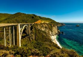 Pacific Coast Highway Travel Sea