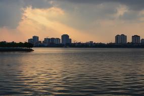 Hanoi Sunset Lake City