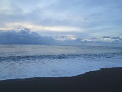 Sea calm by the beach