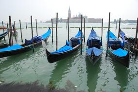 Venice Gondolas Boats harbour
