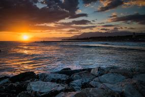 Dawn Sea Horizon