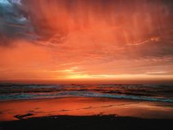 Red Sky Clouds