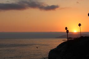 Mountainous area by the ocean