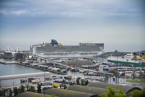 Mediterranean Sea Port boat