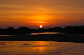 River Sunrise Nature