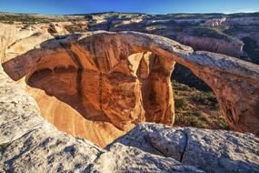 Stone Arch Sunset Landscape