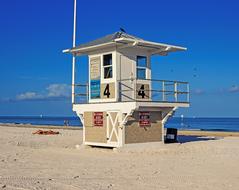 guard tower on the beach