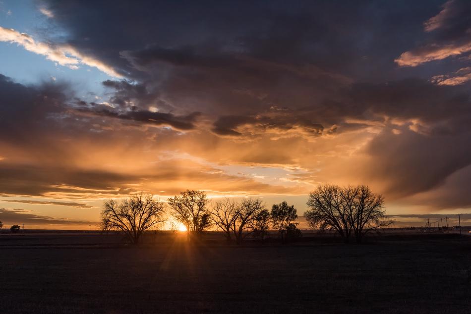 Colorado Sunset Twilight landscape