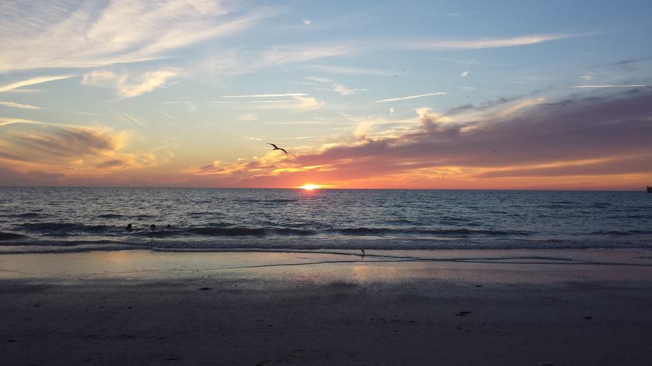 Beach Sunset Ocean