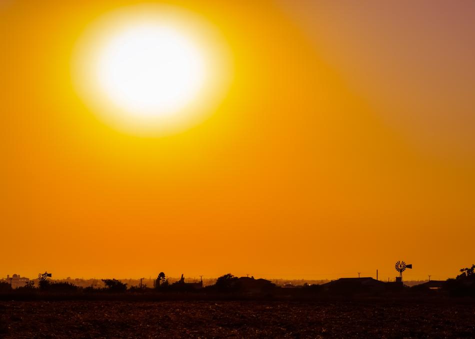 Sun Sunset Plateau