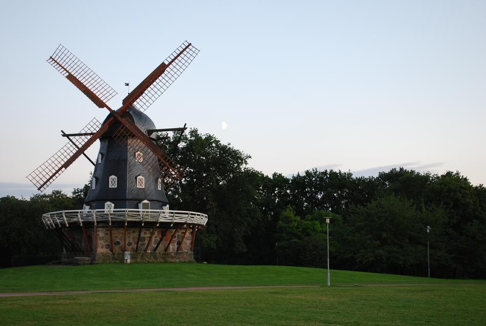 Windmill in Sweden scenery