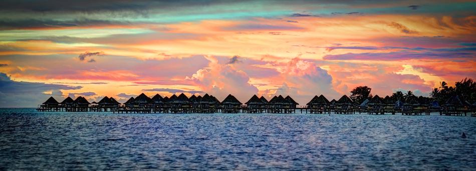 Sunset Bora South Pacific