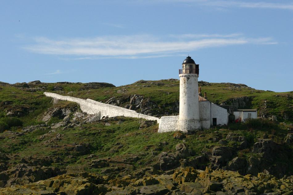 lighthouse on top of the mountain