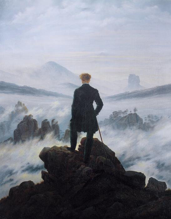 Self Portrait Wanderer Above The