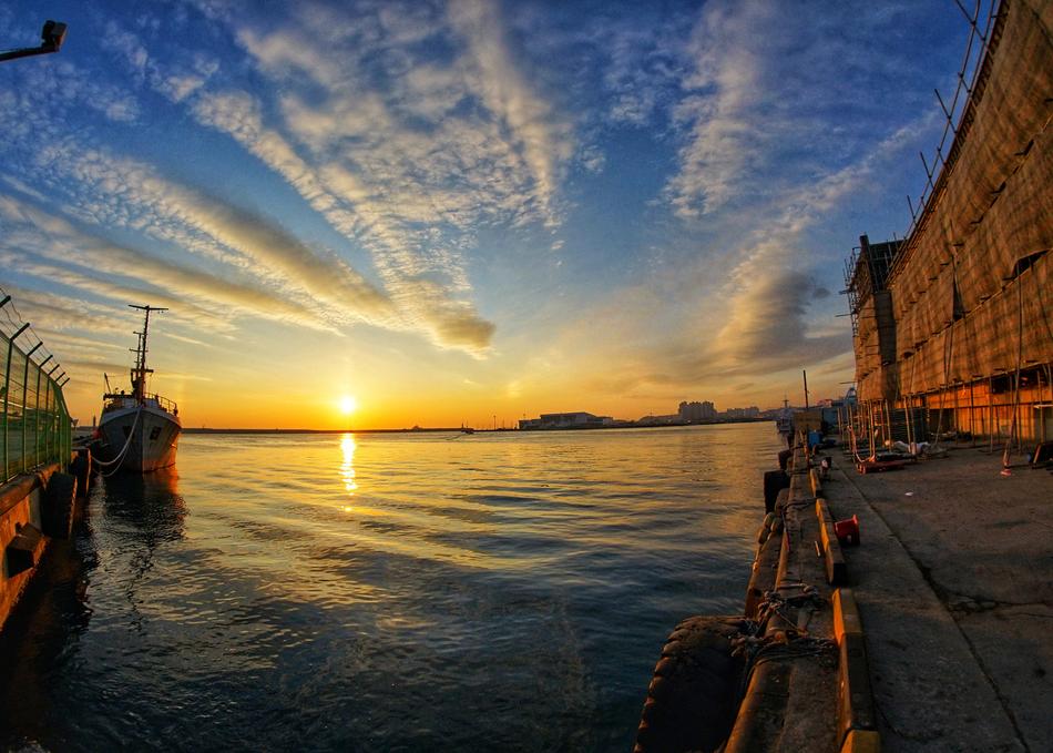 Sunset The Body Of Water Dawn