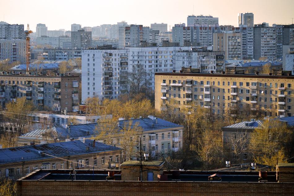 Moscow Russia Rooftops