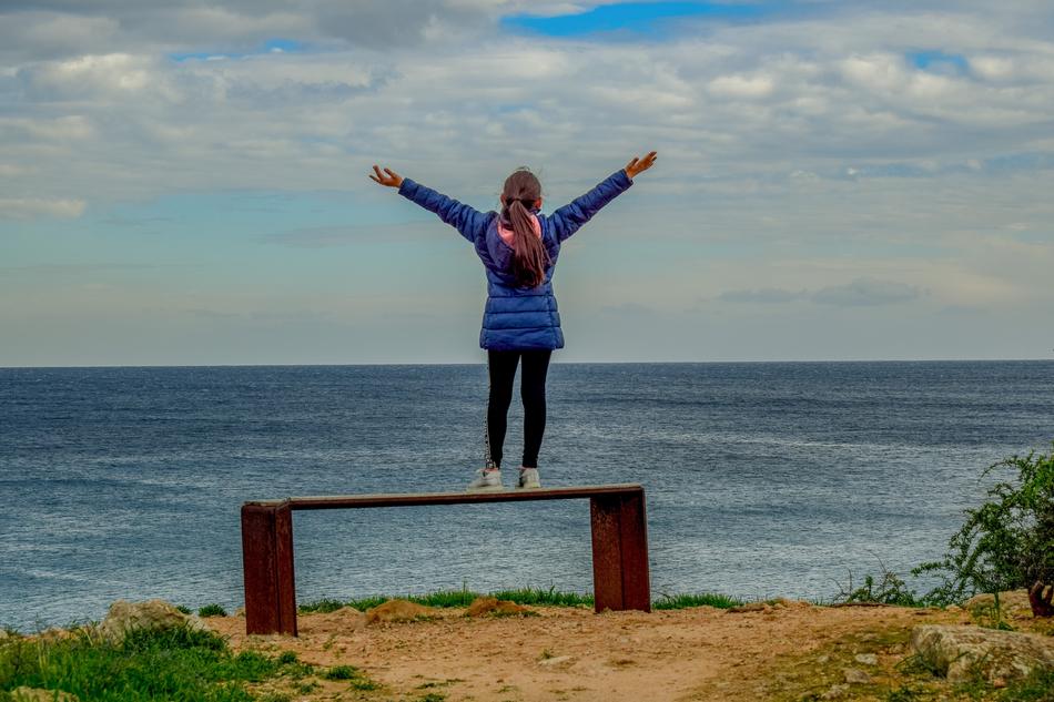 Girl Sea Sky