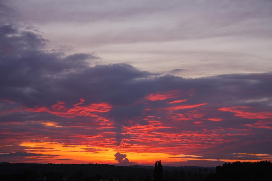 Sunset France Free Picture