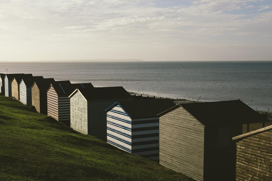 beach houses by the sea