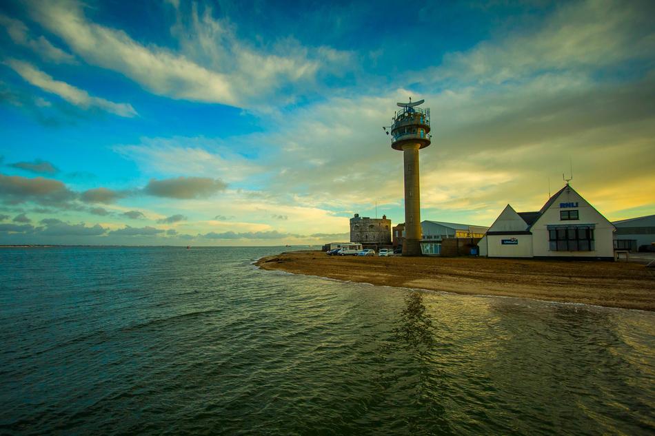 Calshot Lighthouse Ocean