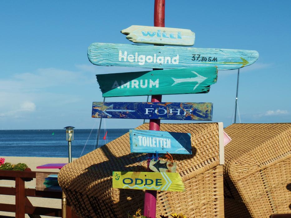 Sylt Ho,blue,skyrnum North Sea