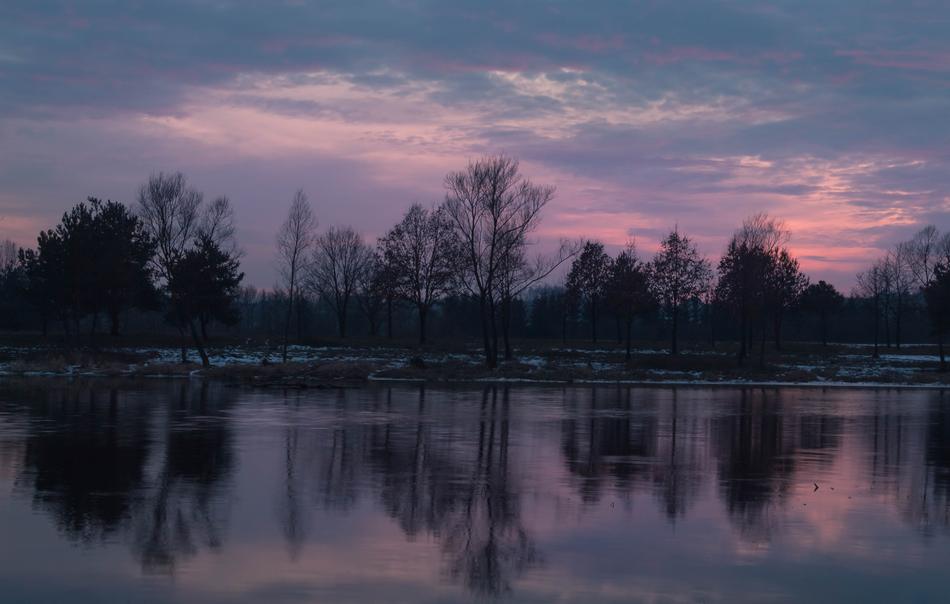 Sunset Lake Evening