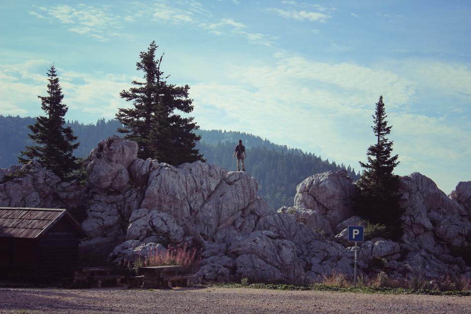Journey through the mountain valley