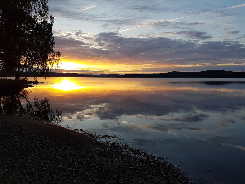 Lake Water edge at Sunset