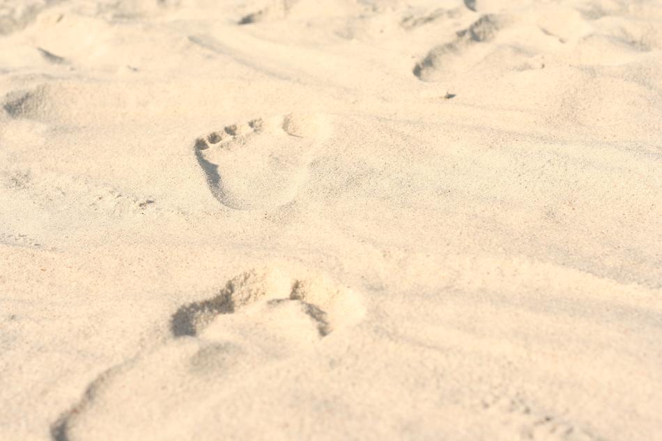 Beach Foot Print