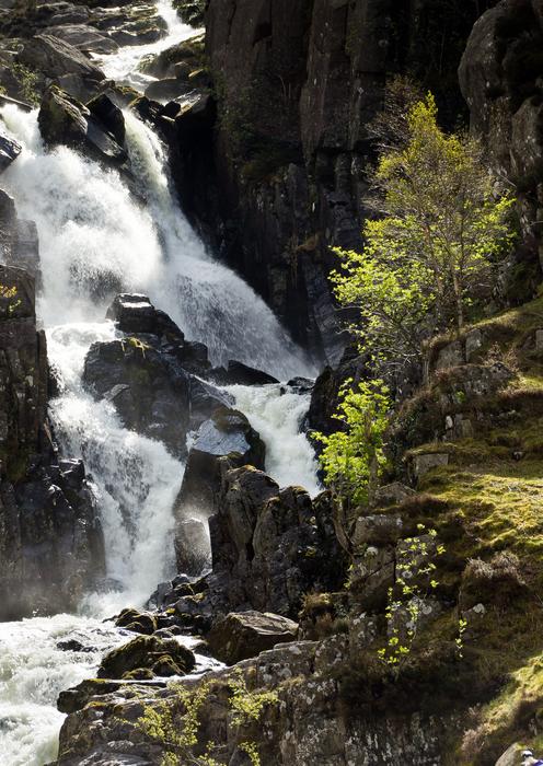 Lower Ogwen Waterfall Wales
